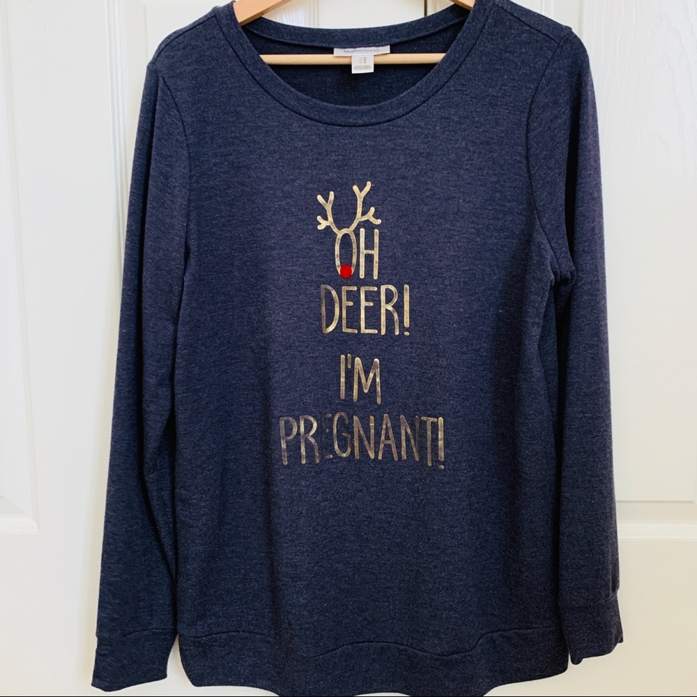 Maternity light sweater